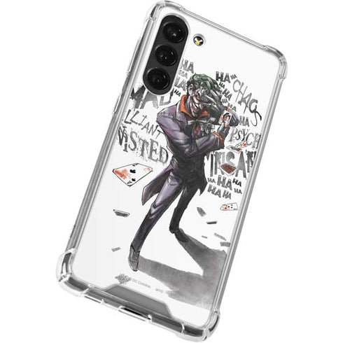 DC Comics The Joker Brilliantly Twisted Galaxy S23 Plus Clear Case
