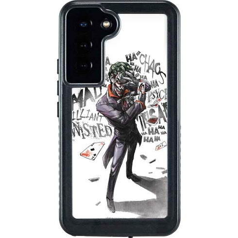 DC Comics The Joker Brilliantly Twisted Galaxy S23 Plus Waterproof Case