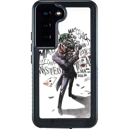 DC Comics The Joker Brilliantly Twisted Galaxy S23 Waterproof Case