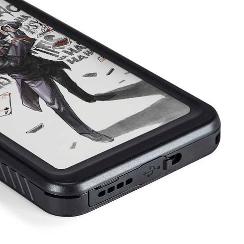 DC Comics The Joker Brilliantly Twisted Galaxy S23 Waterproof Case