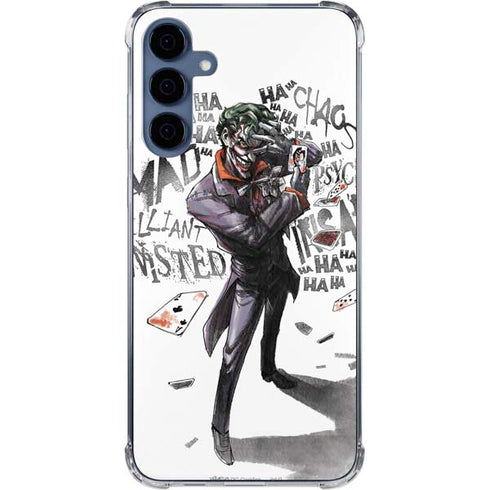 DC Comics The Joker Brilliantly Twisted Galaxy S24 Clear Case