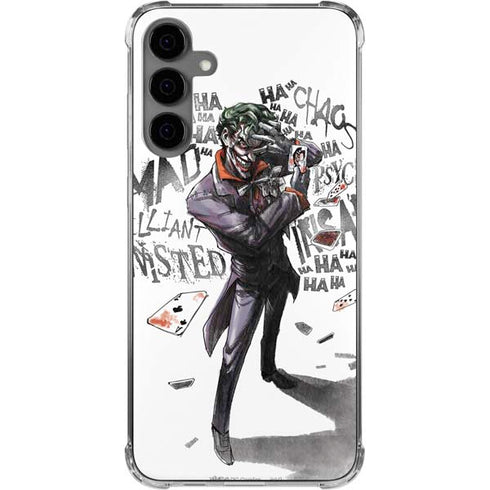 DC Comics The Joker Brilliantly Twisted Galaxy S24 Plus Clear Case