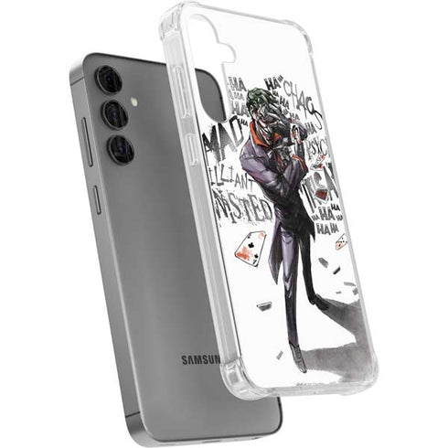 DC Comics The Joker Brilliantly Twisted Galaxy S24 Plus Clear Case
