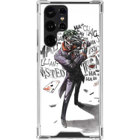 DC Comics The Joker Brilliantly Twisted Galaxy S24 Ultra Clear Case