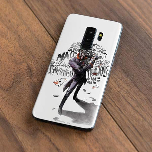 DC Comics The Joker Brilliantly Twisted Galaxy S9 Plus Skin