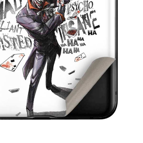 DC Comics The Joker Brilliantly Twisted Galaxy Z Flip Skin