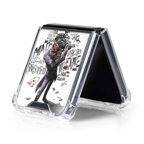 DC Comics The Joker Brilliantly Twisted Galaxy Z Flip5 5G Clear Case