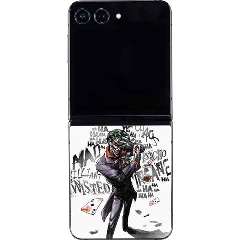 DC Comics The Joker Brilliantly Twisted Galaxy Z Flip5 5G Skin