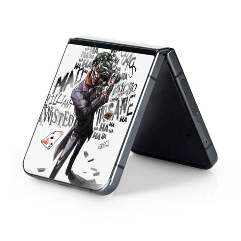 DC Comics The Joker Brilliantly Twisted Galaxy Z Flip5 5G Skin