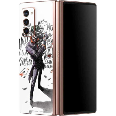 DC Comics The Joker Brilliantly Twisted Galaxy Z Fold2 5G Skin