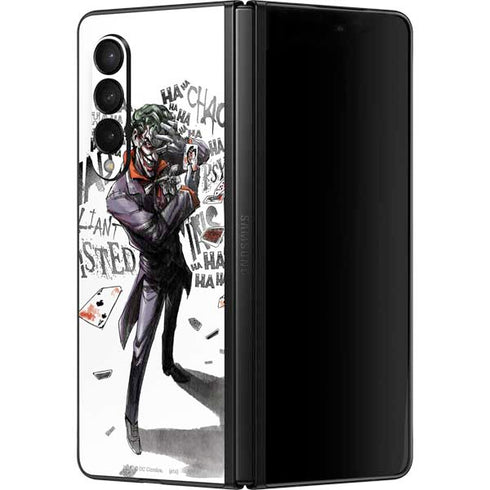 DC Comics The Joker Brilliantly Twisted Galaxy Z Fold3 5G Skin