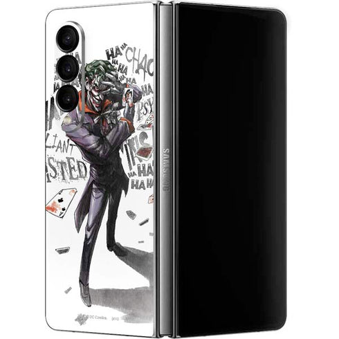 DC Comics The Joker Brilliantly Twisted Galaxy Z Fold4 5G Skin