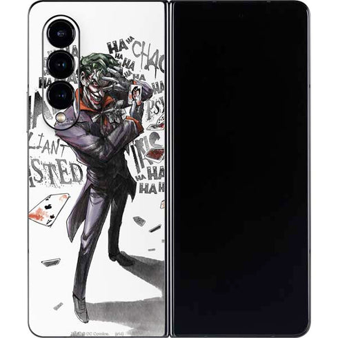 DC Comics The Joker Brilliantly Twisted Galaxy Z Fold4 5G Skin