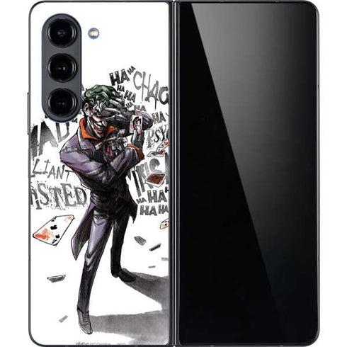 DC Comics The Joker Brilliantly Twisted Galaxy Z Fold5 5G Skin