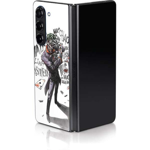 DC Comics The Joker Brilliantly Twisted Galaxy Z Fold5 5G Skin