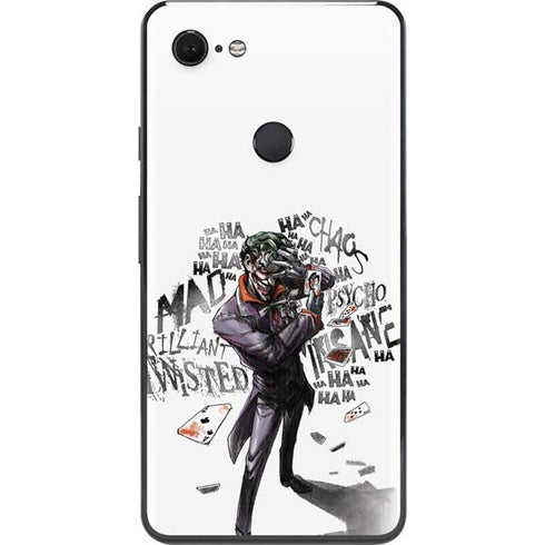 DC Comics The Joker Brilliantly Twisted Google Pixel 3 XL Skin