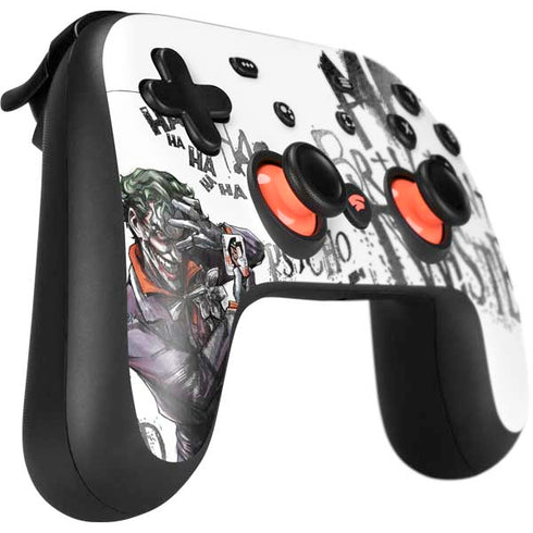 DC Comics The Joker Brilliantly Twisted Google Stadia Controller Skin