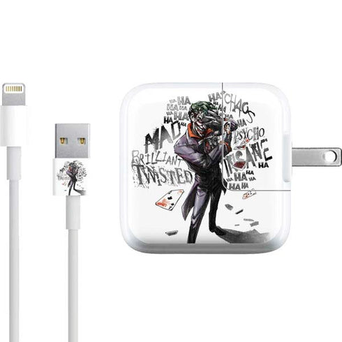 DC Comics The Joker Brilliantly Twisted iPad Charger (10W USB) Skin