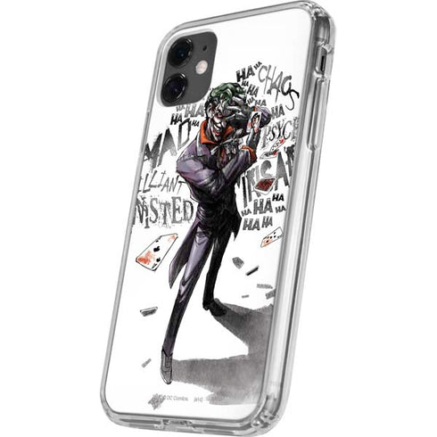 DC Comics The Joker Brilliantly Twisted iPhone 11 Clear Case