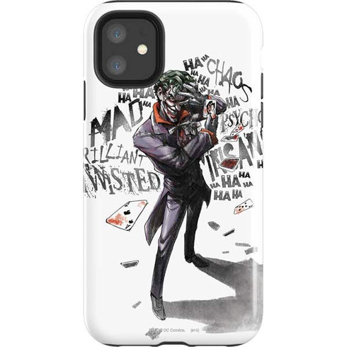 DC Comics The Joker Brilliantly Twisted iPhone 11 Impact Case