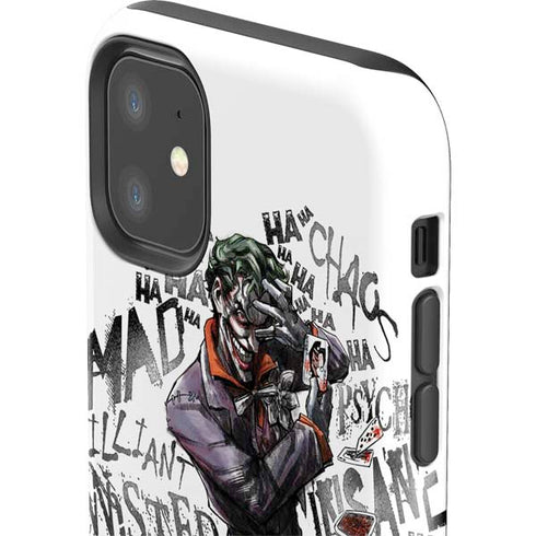 DC Comics The Joker Brilliantly Twisted iPhone 11 Impact Case