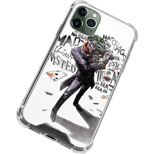 DC Comics The Joker Brilliantly Twisted iPhone 11 Pro Max Clear Case