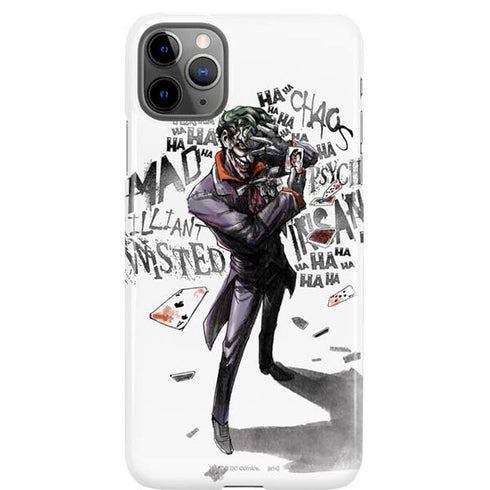 DC Comics The Joker Brilliantly Twisted iPhone 11 Pro Max Lite Case