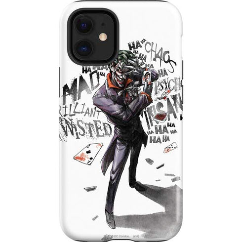 DC Comics The Joker Brilliantly Twisted iPhone 12 Mini Impact Case