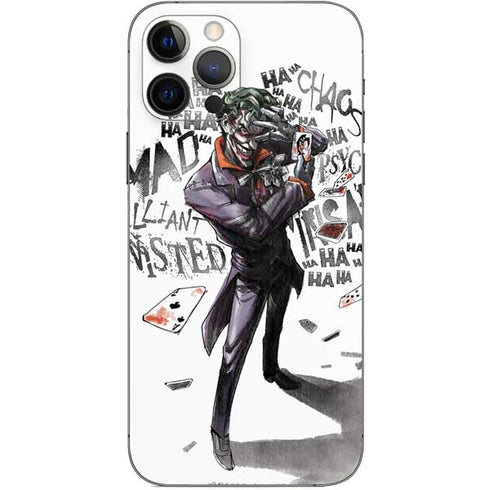 DC Comics The Joker Brilliantly Twisted iPhone 12 Pro Skin