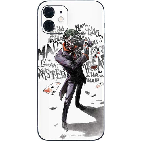 DC Comics The Joker Brilliantly Twisted iPhone 12 Skin