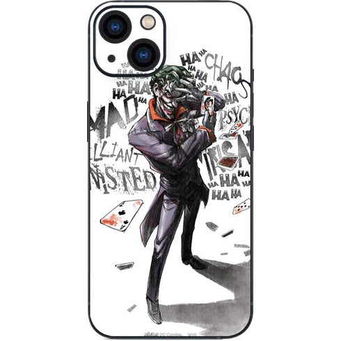 DC Comics The Joker Brilliantly Twisted iPhone 13 Skin