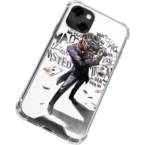 DC Comics The Joker Brilliantly Twisted iPhone 14 Clear Case