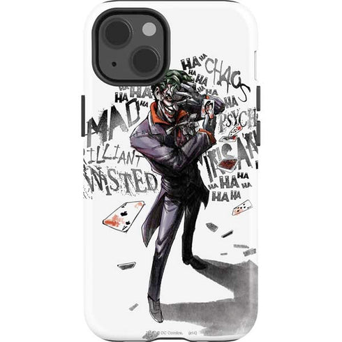 DC Comics The Joker Brilliantly Twisted iPhone 15 Impact Case