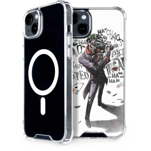 DC Comics The Joker Brilliantly Twisted iPhone 14 Plus MagSafe Case