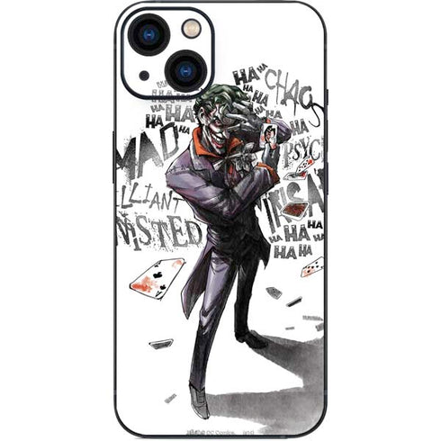 DC Comics The Joker Brilliantly Twisted iPhone 15 Plus Skin