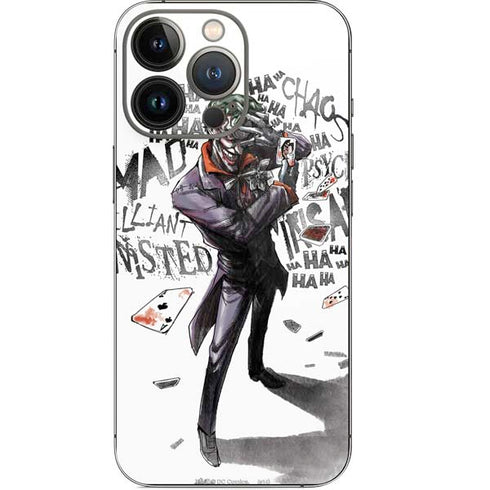DC Comics The Joker Brilliantly Twisted iPhone 14 Pro Skin