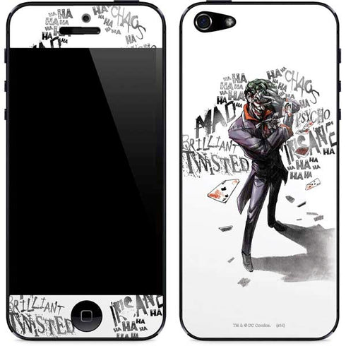 DC Comics The Joker Brilliantly Twisted iPhone 5/5s/5SE Skin