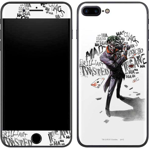 DC Comics The Joker Brilliantly Twisted iPhone 7 Plus Skin