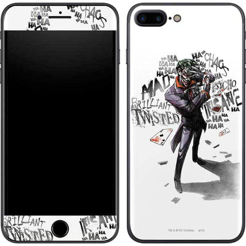 DC Comics The Joker Brilliantly Twisted iPhone 8 Plus Skin