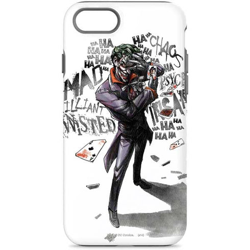 DC Comics The Joker Brilliantly Twisted iPhone 8 Pro Case