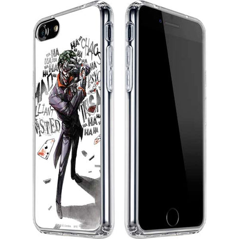 DC Comics The Joker Brilliantly Twisted iPhone SE (2nd & 3rd Gen) Clear Case