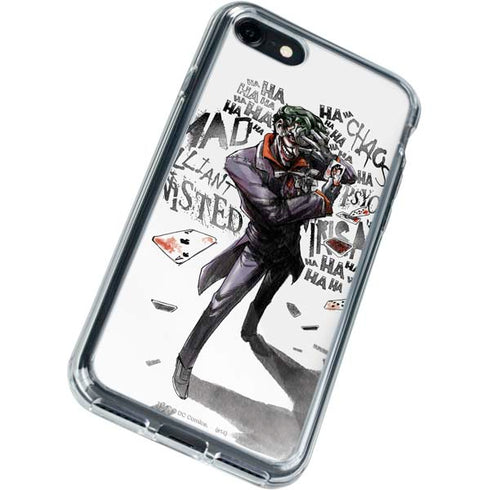 DC Comics The Joker Brilliantly Twisted iPhone SE (2nd & 3rd Gen) Clear Case