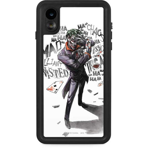 DC Comics The Joker Brilliantly Twisted iPhone XR Waterproof Case