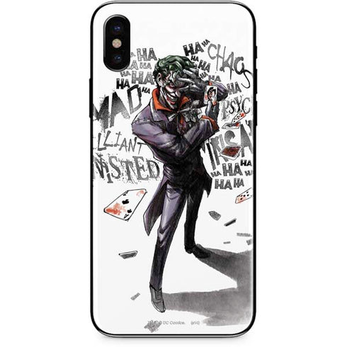 DC Comics The Joker Brilliantly Twisted iPhone XS Max Skin