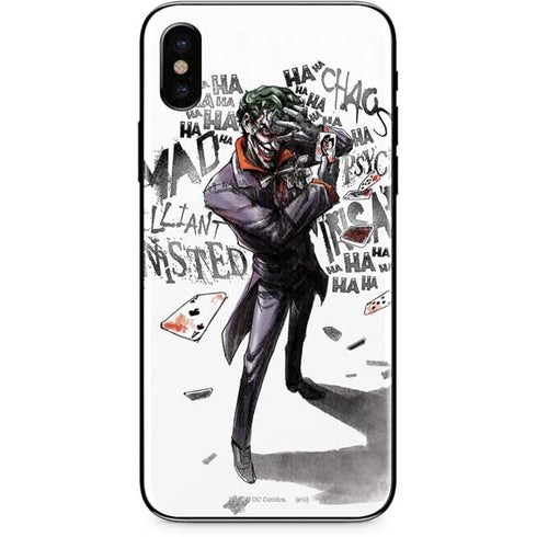 DC Comics The Joker Brilliantly Twisted iPhone XS Skin