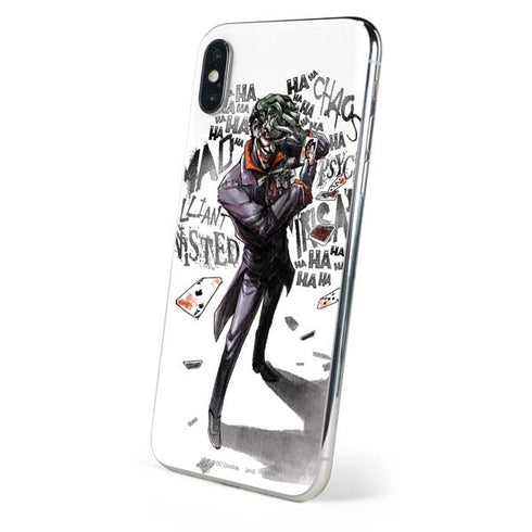DC Comics The Joker Brilliantly Twisted iPhone XS Skin