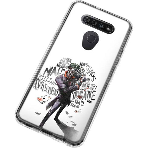 DC Comics The Joker Brilliantly Twisted LG K51/Q51 Clear Case
