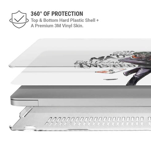 DC Comics The Joker Brilliantly Twisted MacBook Air 13in M1 (2021) Case plus Skin