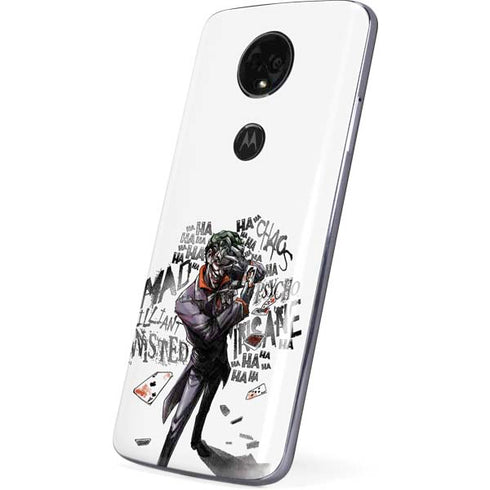 DC Comics The Joker Brilliantly Twisted Moto E5 Plus Skin