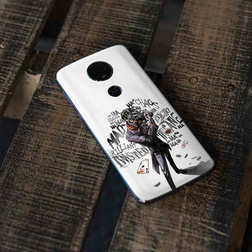 DC Comics The Joker Brilliantly Twisted Moto E5 Plus Skin